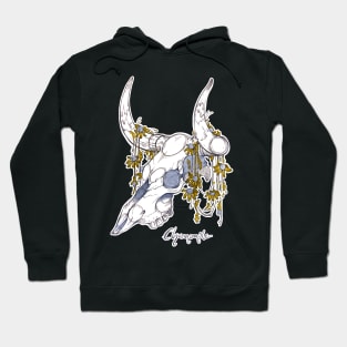 MorbidiTea - Chamomile with Bison Skull Hoodie